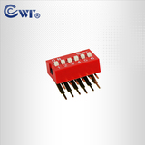 DA系列撥碼開關 &nbsp;2.54間距 &nbsp;6位 &nbsp;直角型