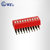 DA系列撥碼開關 &nbsp;2.54間距 &nbsp;10位 &nbsp;直角型