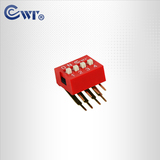 DA系列撥碼開關 &nbsp;2.54間距 &nbsp;4位 &nbsp;直角型