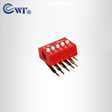 DA系列撥碼開關 &nbsp;2.54間距 &nbsp;5位 &nbsp;直角型