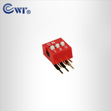 DA系列撥碼開關 &nbsp;2.54間距 &nbsp;3位 &nbsp;直角型